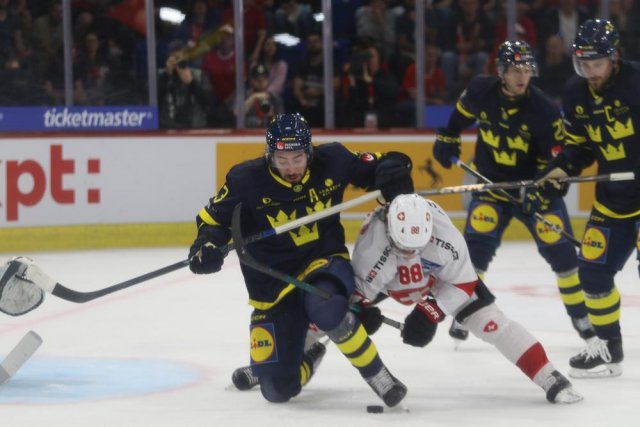 Photo hockey match Switzerland - Sweden le 01/05/2025
