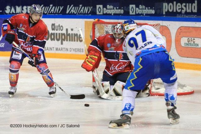 Photo hockey match Grenoble  - Gap  le 17/11/2009