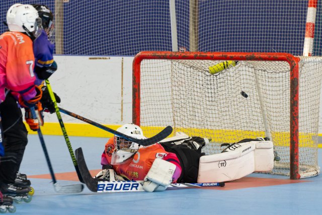 Photo hockey reportage Roller : 1er tournoi féminin à Villard Bonnot