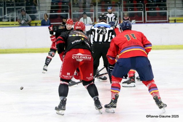 Photo hockey match Nice - Briançon  le 22/08/2025