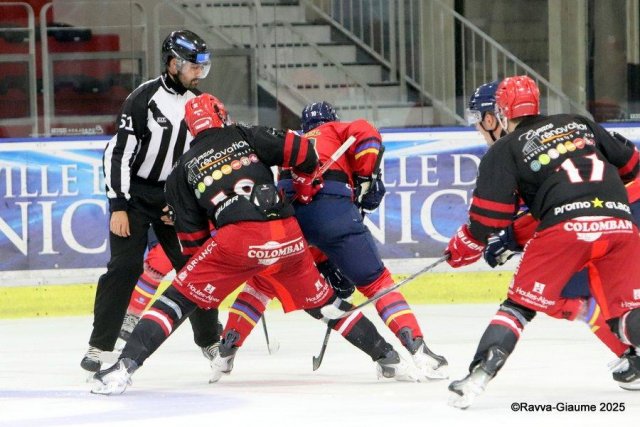 Photo hockey match Nice - Briançon  le 22/08/2025