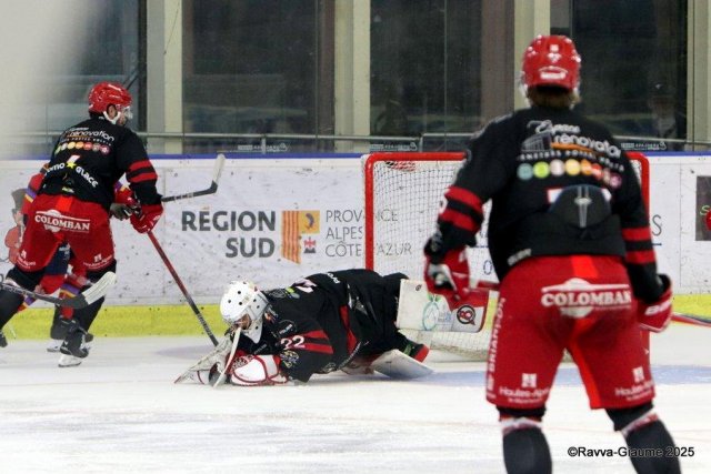 Photo hockey match Nice - Briançon  le 22/08/2025