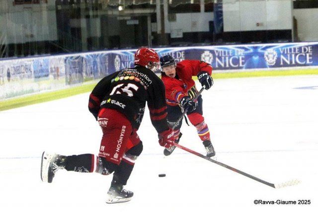Photo hockey match Nice - Briançon  le 22/08/2025