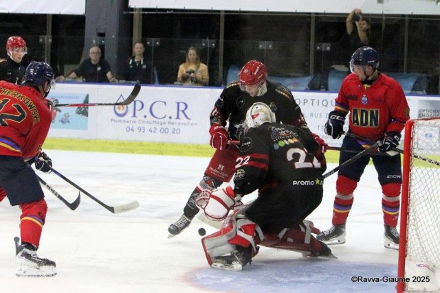Photo hockey match Nice - Briançon  le 22/08/2025