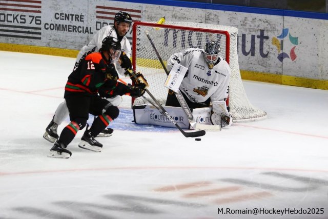 Photo hockey match Rouen - Trois-Rivières le 23/08/2025
