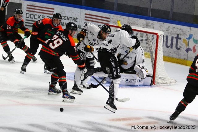 Photo hockey match Rouen - Trois-Rivières le 23/08/2025