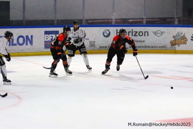 Photo hockey match Rouen - Trois-Rivières le 23/08/2025