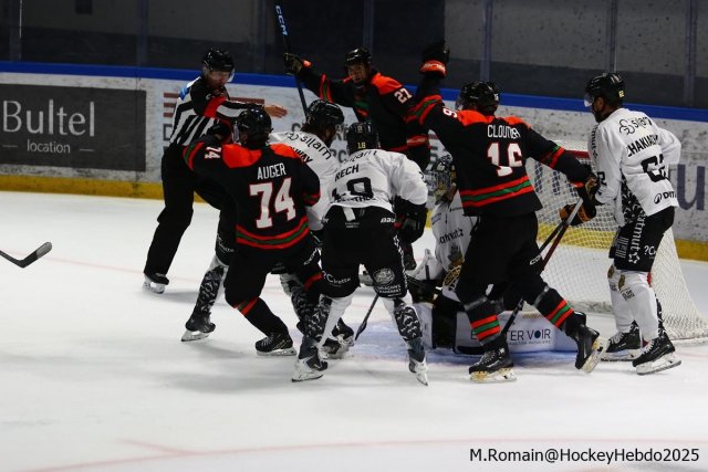 Photo hockey match Rouen - Trois-Rivières le 23/08/2025