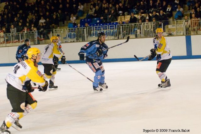Photo hockey match Angers  - Strasbourg  le 17/11/2009