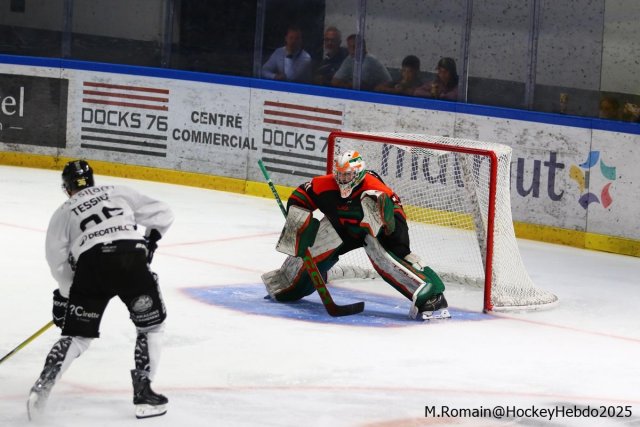 Photo hockey match Rouen - Trois-Rivières le 23/08/2025