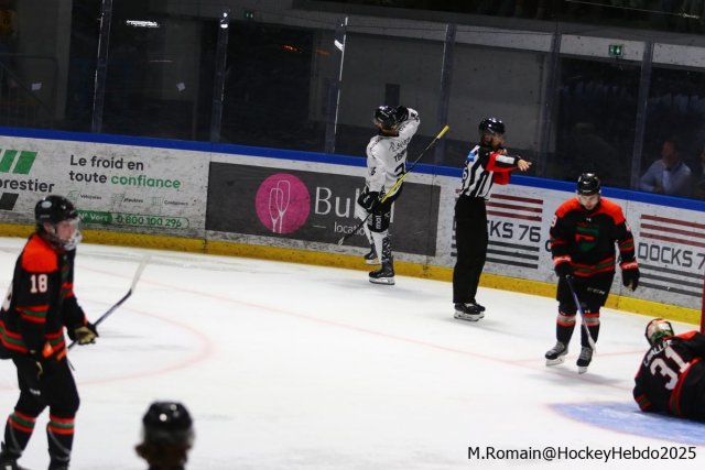 Photo hockey match Rouen - Trois-Rivières le 23/08/2025
