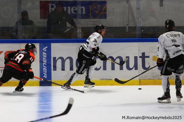 Photo hockey match Rouen - Trois-Rivières le 23/08/2025