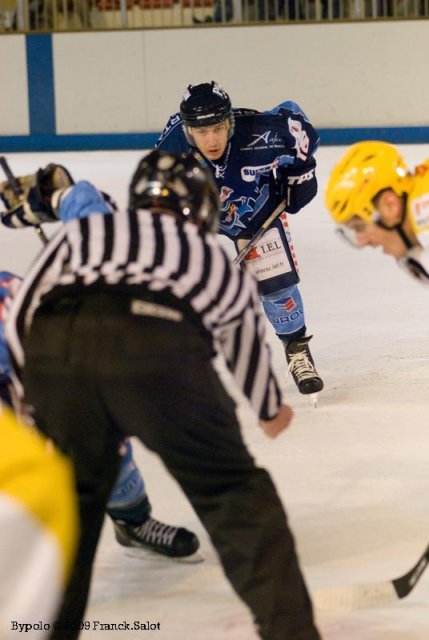 Photo hockey match Angers  - Strasbourg  le 17/11/2009