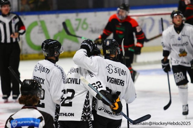 Photo hockey match Rouen - Trois-Rivières le 23/08/2025