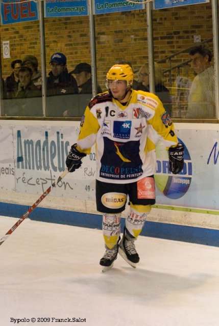 Photo hockey match Angers  - Strasbourg  le 17/11/2009
