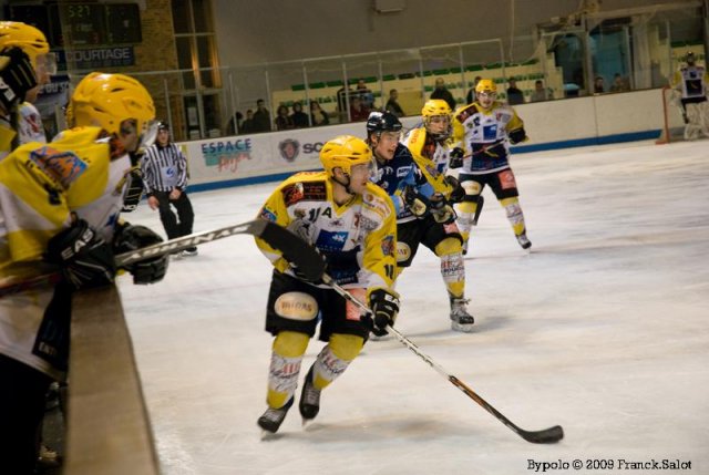 Photo hockey match Angers  - Strasbourg  le 17/11/2009