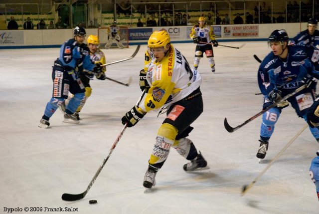 Photo hockey match Angers  - Strasbourg  le 17/11/2009