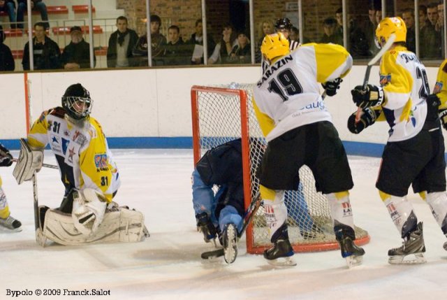Photo hockey match Angers  - Strasbourg  le 17/11/2009