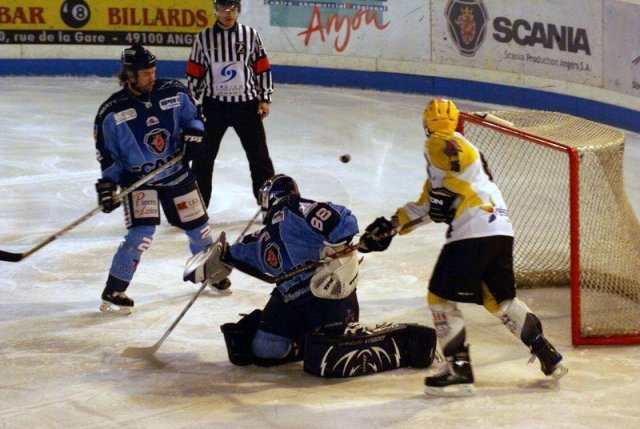 Photo hockey match Angers  - Strasbourg  le 17/11/2009
