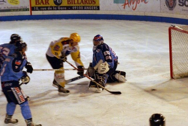 Photo hockey match Angers  - Strasbourg  le 17/11/2009