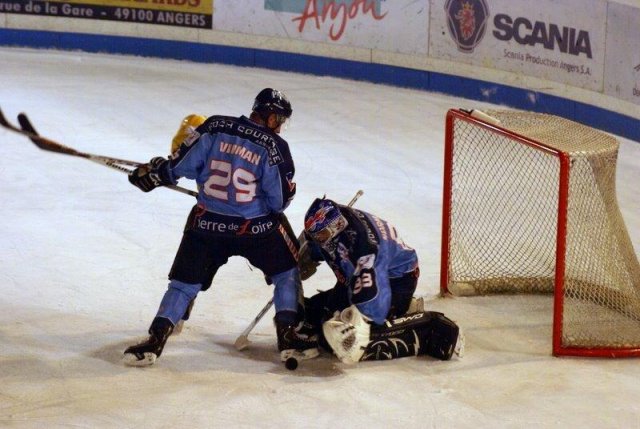 Photo hockey match Angers  - Strasbourg  le 17/11/2009