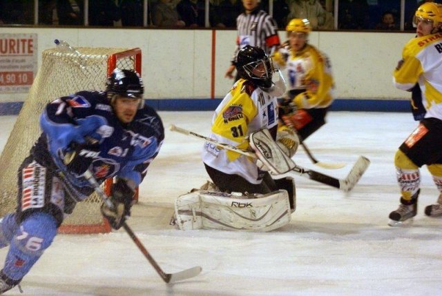 Photo hockey match Angers  - Strasbourg  le 17/11/2009