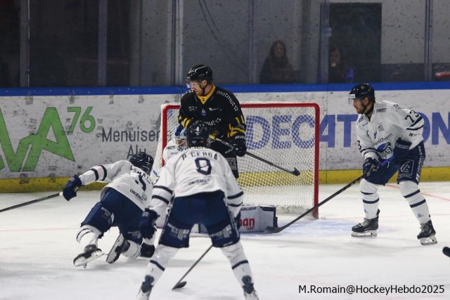 Photo hockey match Rouen - Gap  le 12/09/2025
