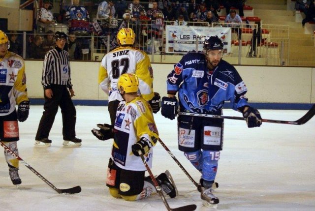 Photo hockey match Angers  - Strasbourg  le 17/11/2009