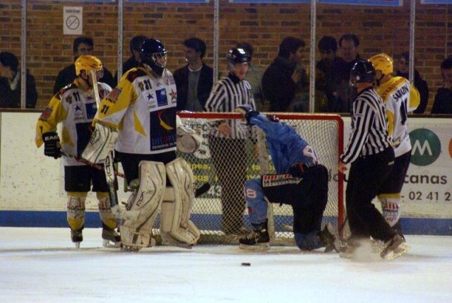 Photo hockey match Angers  - Strasbourg  le 17/11/2009