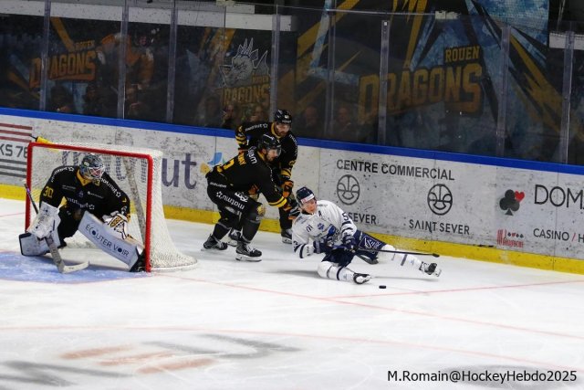 Photo hockey match Rouen - Gap  le 12/09/2025
