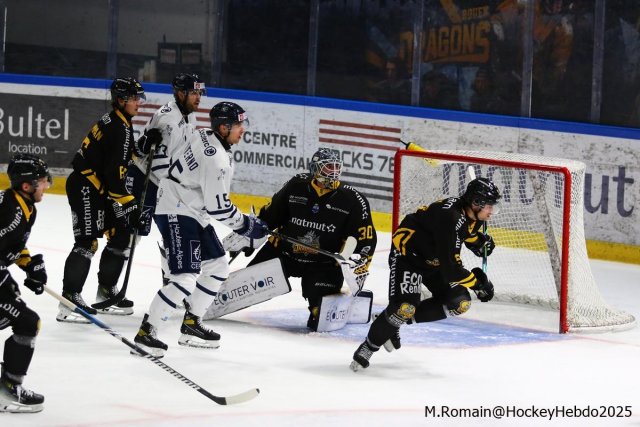 Photo hockey match Rouen - Gap  le 12/09/2025