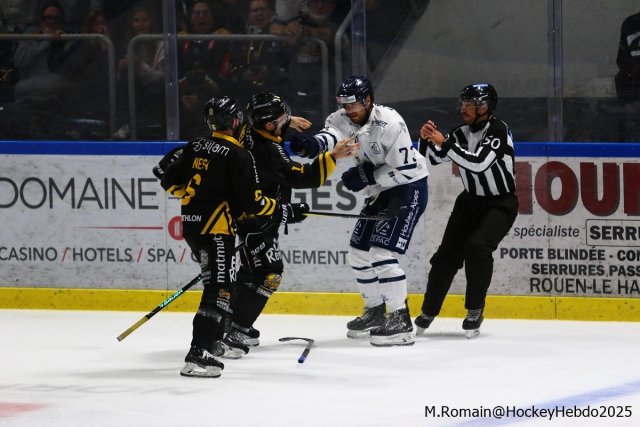 Photo hockey match Rouen - Gap  le 12/09/2025