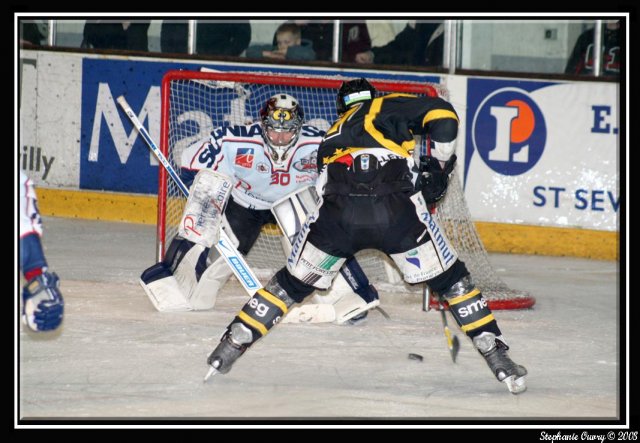 Photo hockey match Rouen - Angers  le 18/03/2008