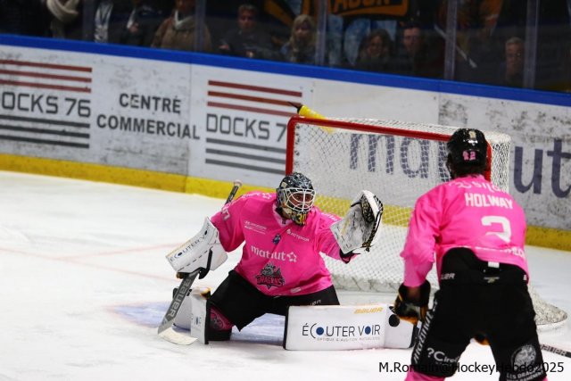 Photo hockey match Rouen - Nice le 03/10/2025