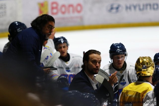 Photo hockey match Rouen - Nice le 03/10/2025