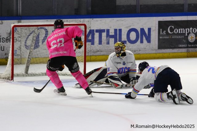 Photo hockey match Rouen - Nice le 03/10/2025