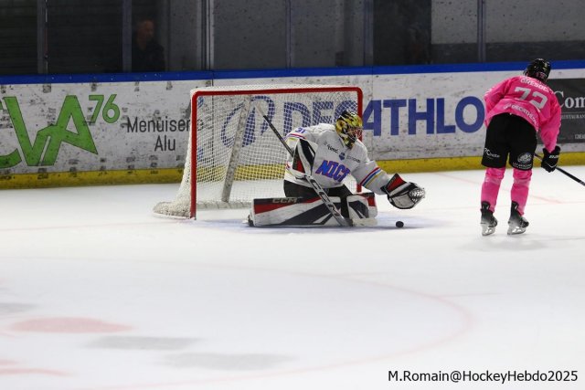 Photo hockey match Rouen - Nice le 03/10/2025