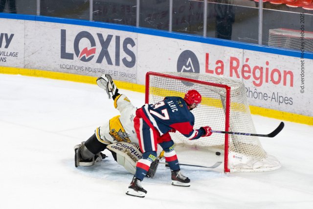 Photo hockey reportage Grenoble U20 vs Rouen U20
