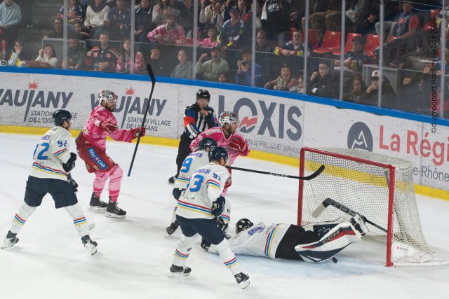 Photo hockey match Grenoble  - Nice le 12/10/2025