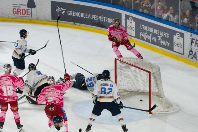 Photo hockey match Grenoble  - Nice le 12/10/2025