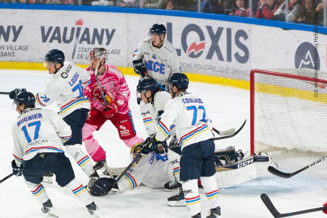 Photo hockey match Grenoble  - Nice le 12/10/2025