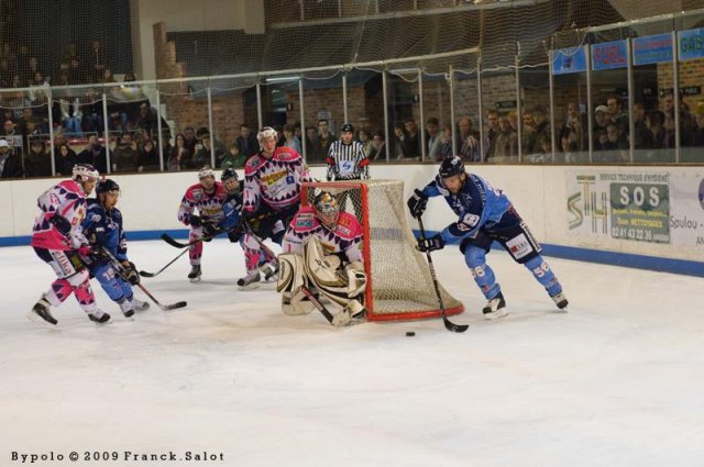 Photo hockey match Angers  - Epinal  le 21/11/2009