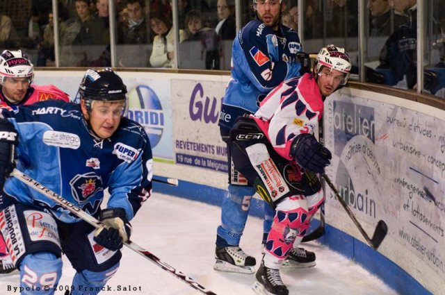 Photo hockey match Angers  - Epinal  le 21/11/2009