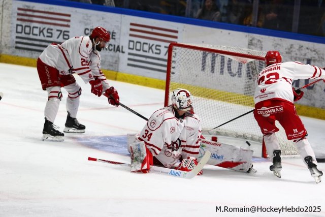 Photo hockey match Rouen - Briançon  le 12/10/2025
