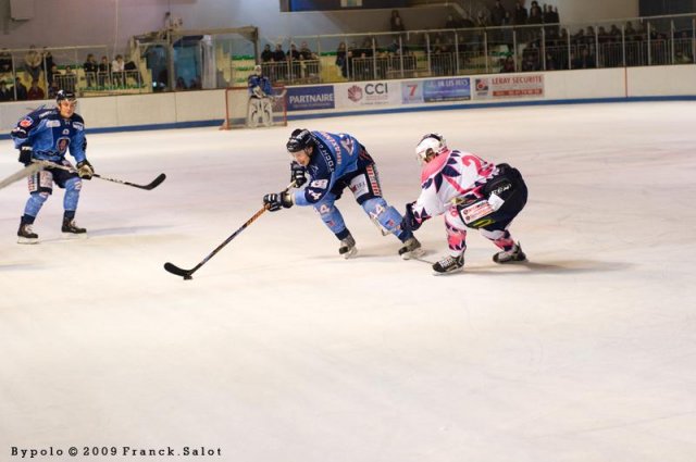 Photo hockey match Angers  - Epinal  le 21/11/2009
