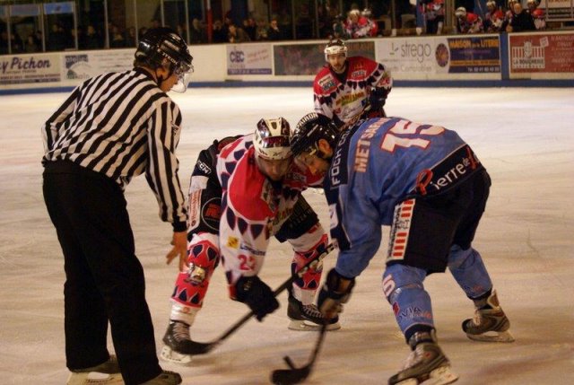 Photo hockey match Angers  - Epinal  le 21/11/2009