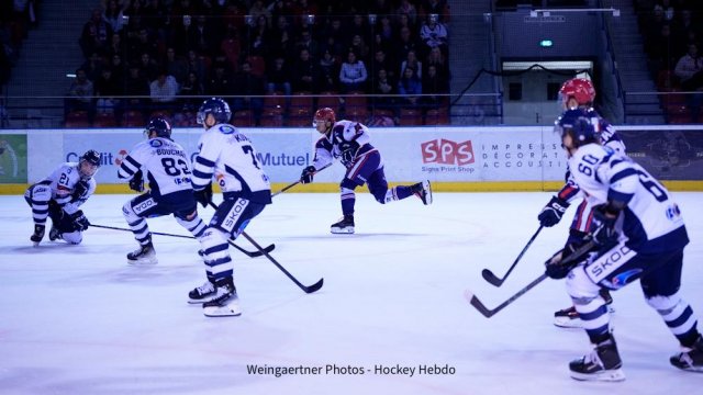 Photo hockey match Lyon - Dunkerque le 18/10/2025