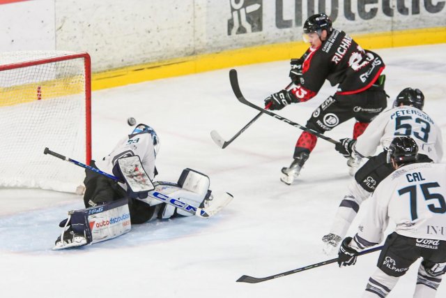 Photo hockey match Amiens  - Marseille le 24/10/2025