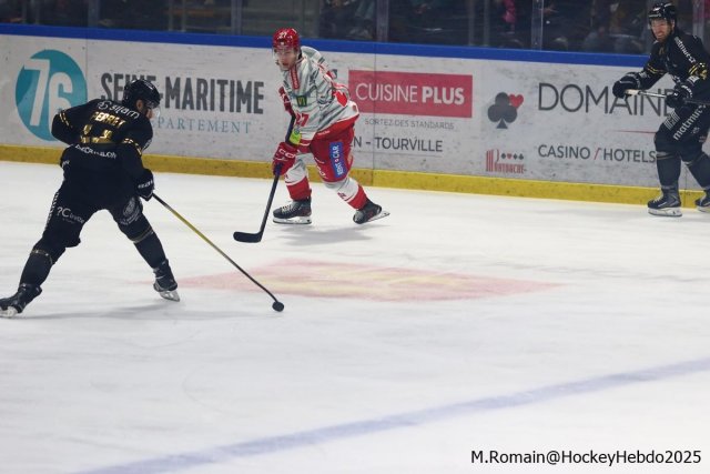 Photo hockey match Rouen - Grenoble  le 24/10/2025
