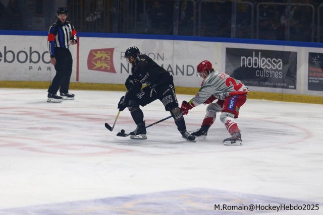 Photo hockey match Rouen - Grenoble  le 24/10/2025
